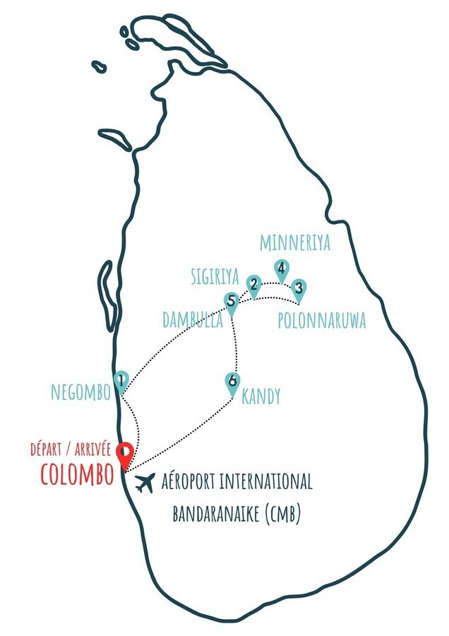 Itinéraire du circuit